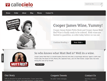 Tablet Screenshot of callecielovineyard.com